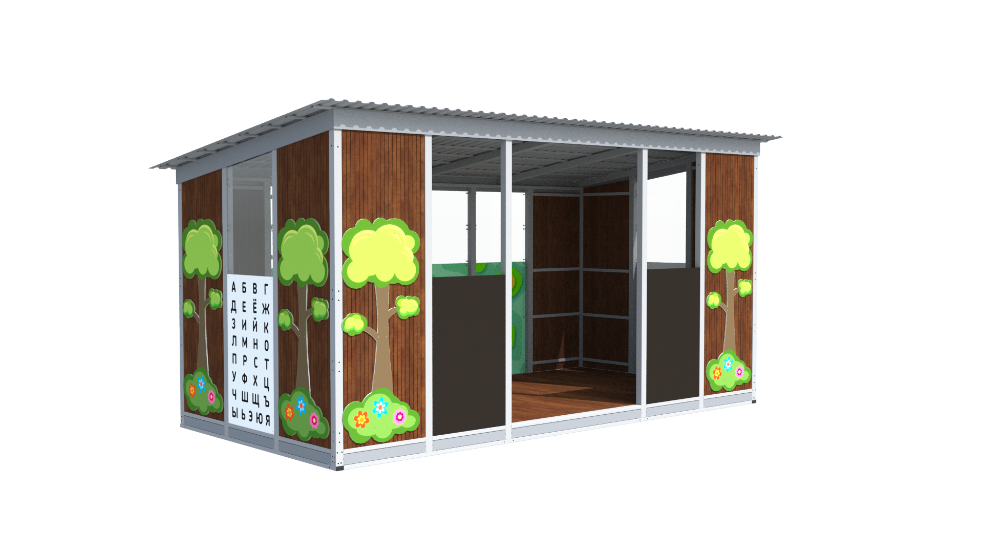 Теневой навес (6х3) ТН004 