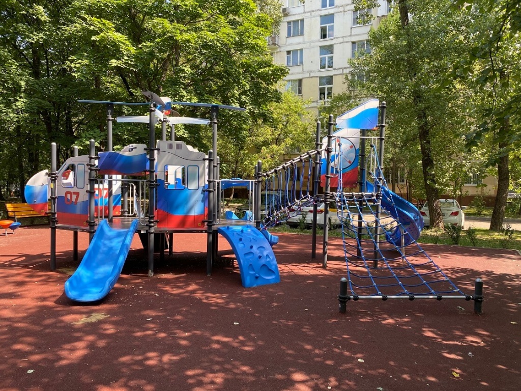 Детский городок Робинзон (паттерн Транспорт России) ДГ031.00.6.jpg