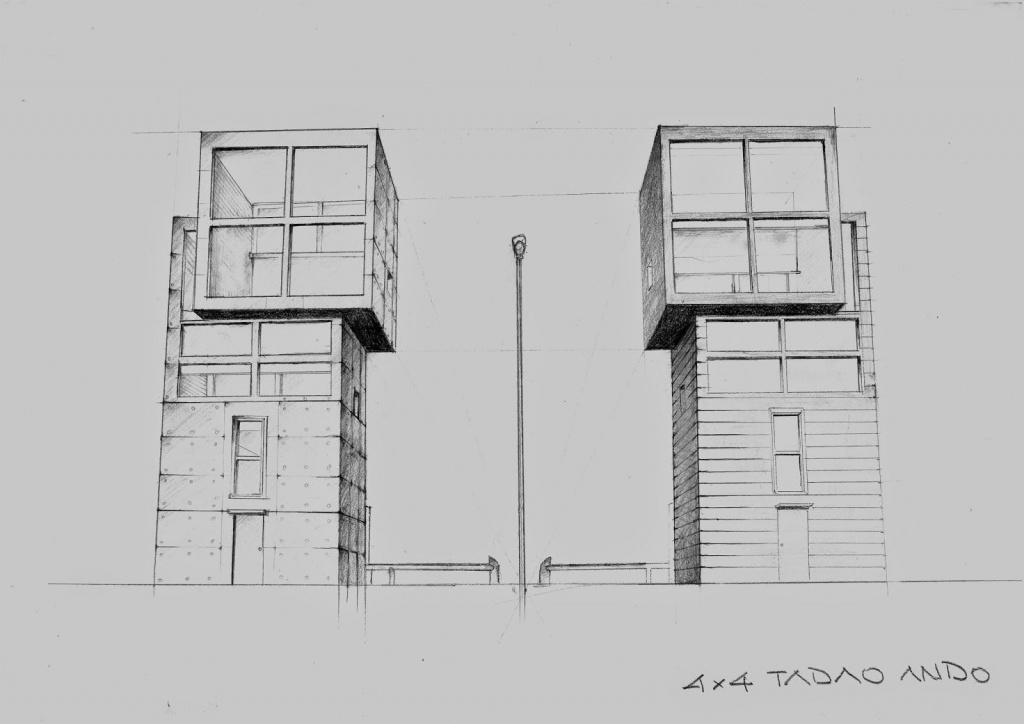 Тадао Андо. Дом 4х4
