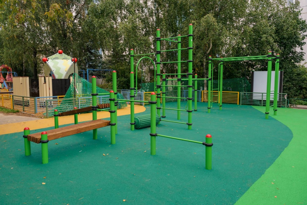 Спортивные выходные в московском парке