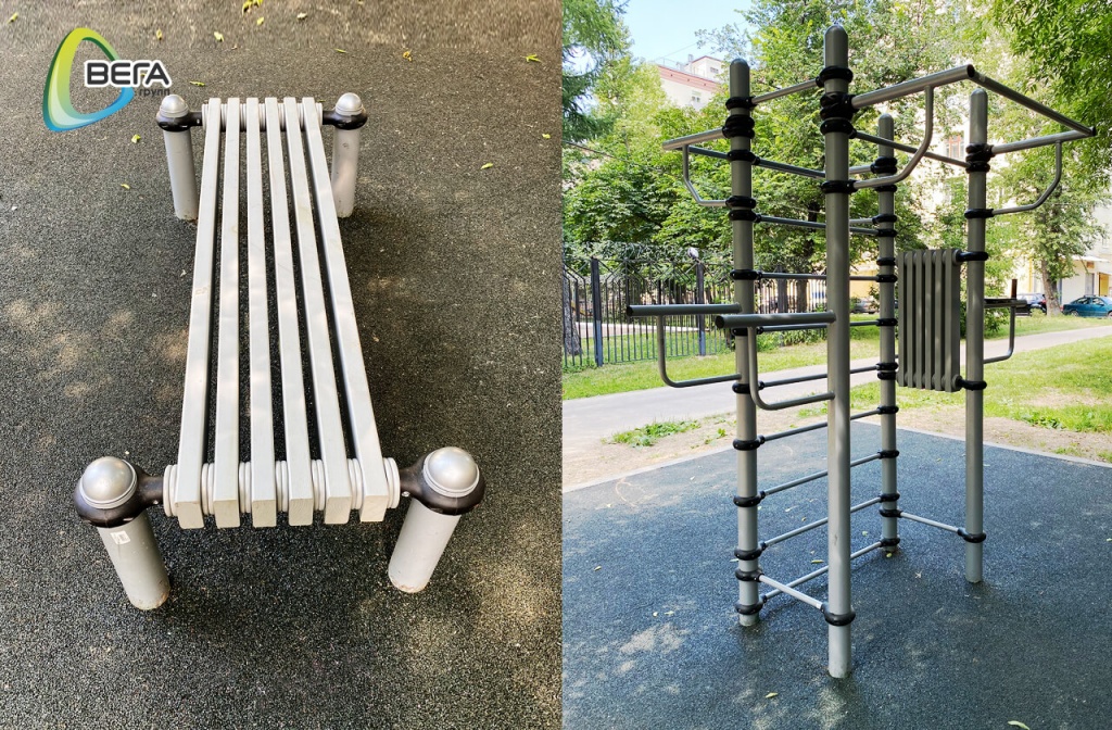 Детская площадка на улице Трофимова — рай для юных спортсменов